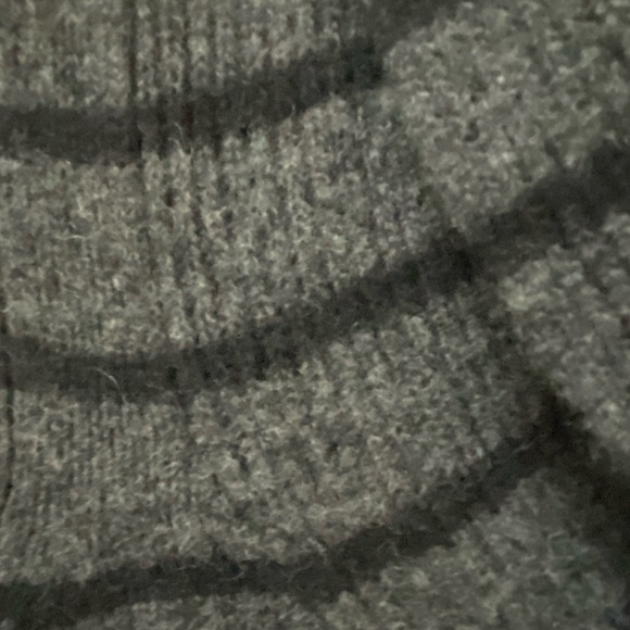 Gray Emporio Armani sweater with black stripes - Picture 9 of 11